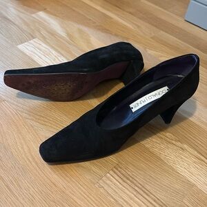 Donald Plummer suede pumps